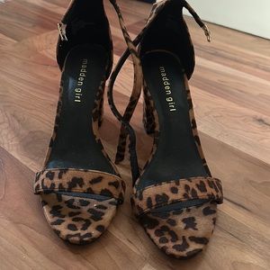 Cheetah print heels